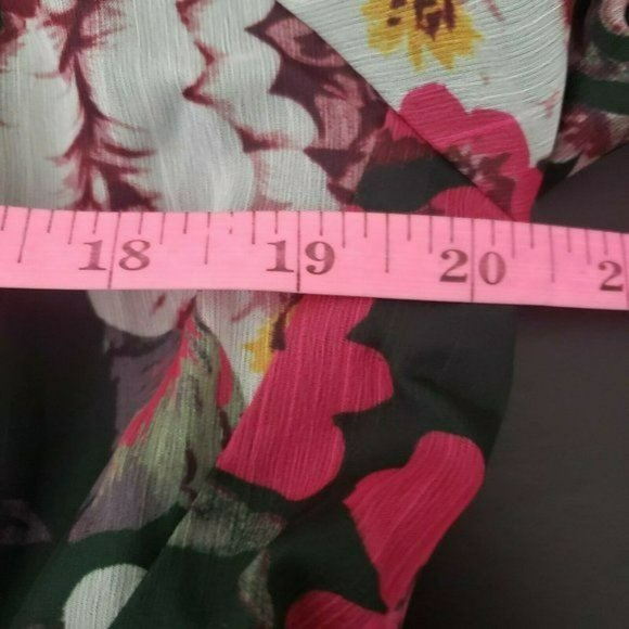 Latiste by Amy Green Floral Sweetheart Neckline Short Sleeve Dress XL - Picture 10 of 15